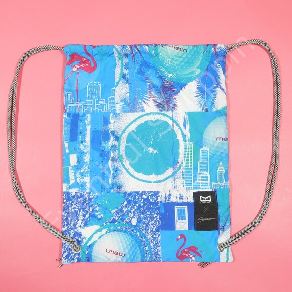 Melin Brand (Headwear) Other - Melin x Steel Drawstring Cinch Bag in Blue Multi
